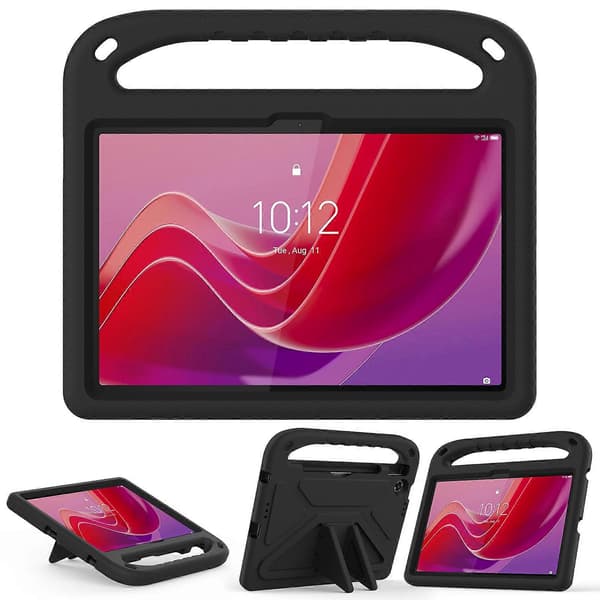 Til Lenovo Tab TB311FU etui Håndgreb Støttefod Tablet EVA Cover Sort