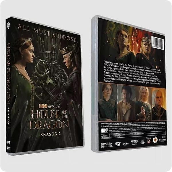 House of the Dragon: The Complete Second Season 2 (DVD, 2024, 2-disc set) engelsk version