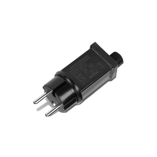 12V LED Strømforsyning, IP44 LED Transformator Lavspændings LED Adapter Driver til Julebelysning, Lysslinge