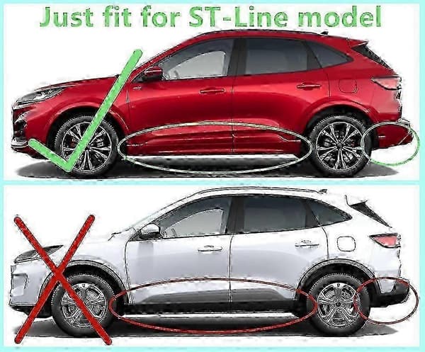 Komplette stænklapper til Ford Kuga ST-Line MK3-modeller