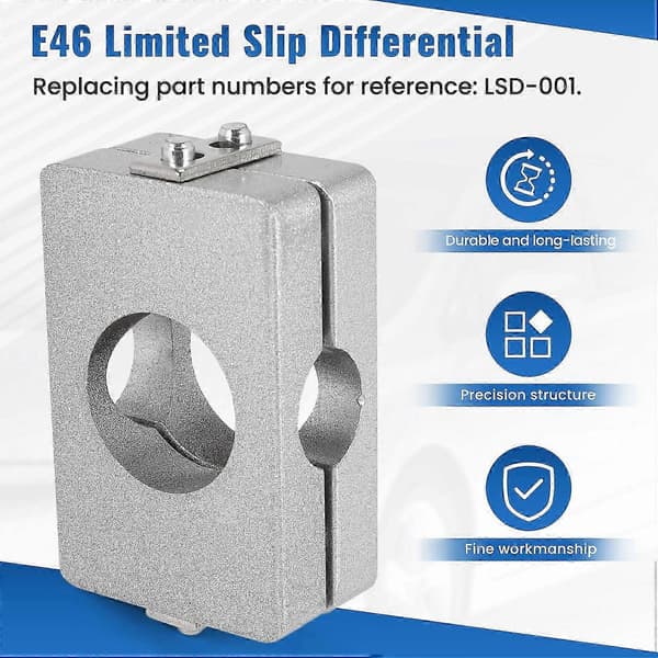 Aluminiumslegering LSD Limited Slip Differential Conversion Grip Kit LSD-001 Til-BMW E30 E36 E46 M3 LSD-JK Silver