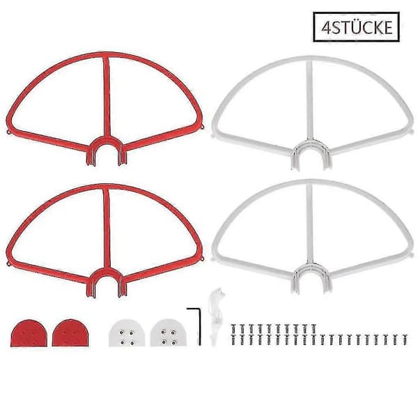 Piao 4 stk. Propellbeskyttelse for Dji Phantom 3 Standard, Advanced og Professional, hurtigkobling, avtakbart propellbeskyttelse