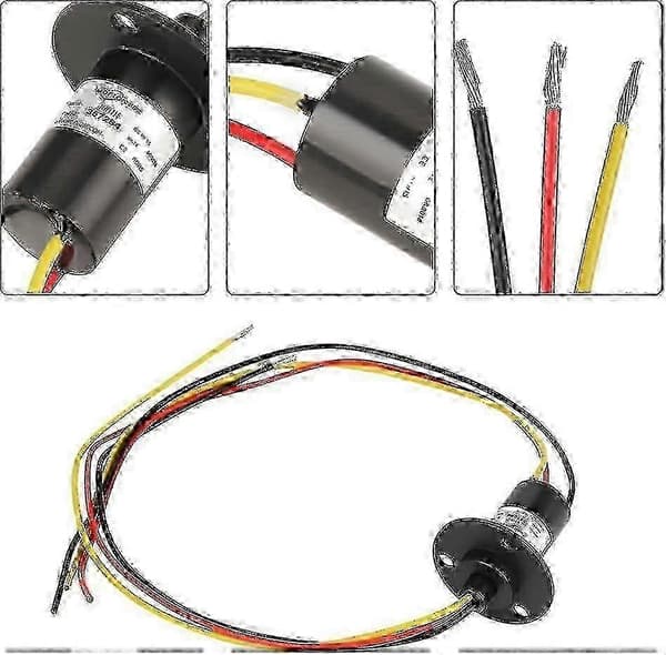 Vindmølle slæbering 3 ledninger 250RPM 15A 600V elektrisk strømstik