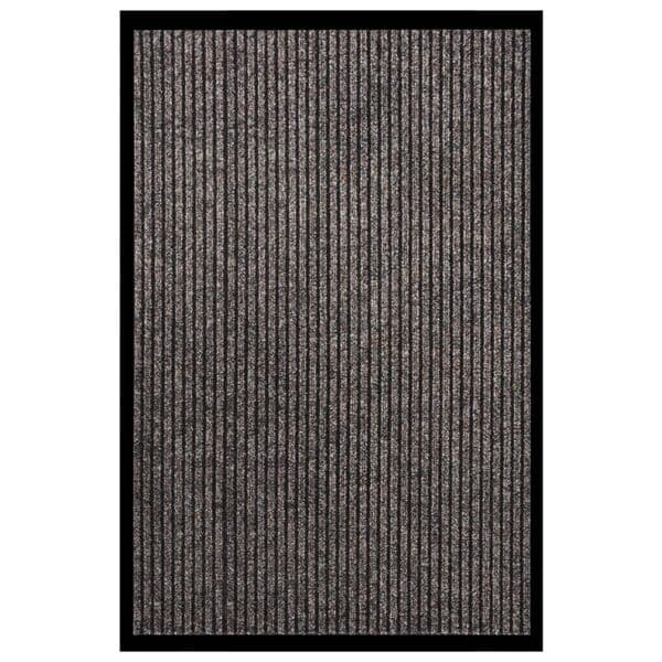 vidaXL Dørmatte stripete beige 80x120 cm Beige beige