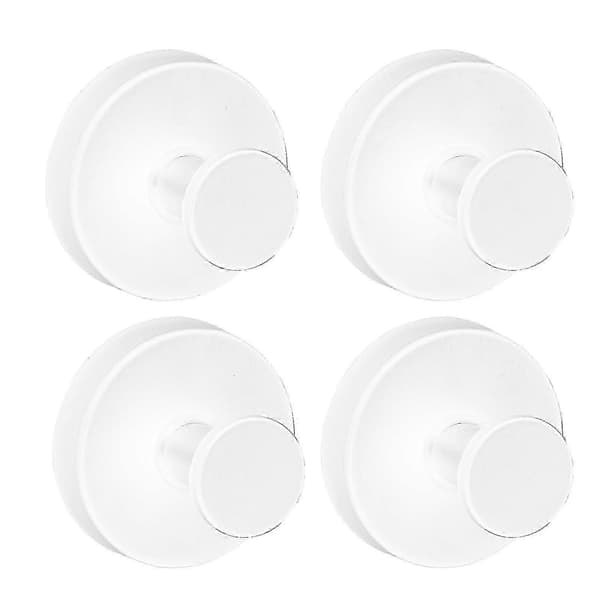 Imukuppikoukut seinälle ruostumaton teräs, poraamaton, vedenpitävä White Four Pack