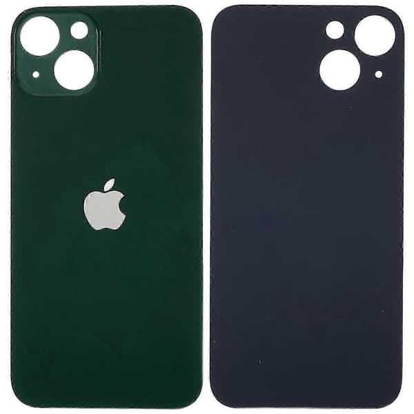 Til iPhone 13 6,1 tommer Batterihusdæksel Reparationsdel (Kameraobjektiv Ringhul Standardversion) Multicolor Style F
