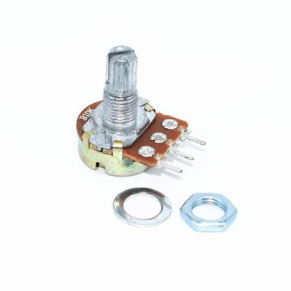 B10k Potentiometer Lång Räfflad Delad Axel Elbas Gitarr Volym och Ton Potentiometer Ljudkonisk Potentiometer Multi