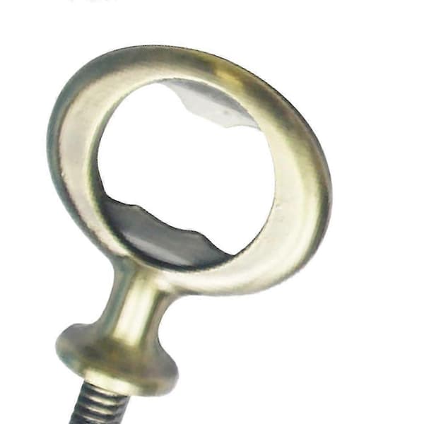 Metal Bottle Opener Blank Stainless Steel Flat Bottle Opener Inserts Kit Threaded Beer Opener Hardware [DB] style 3
