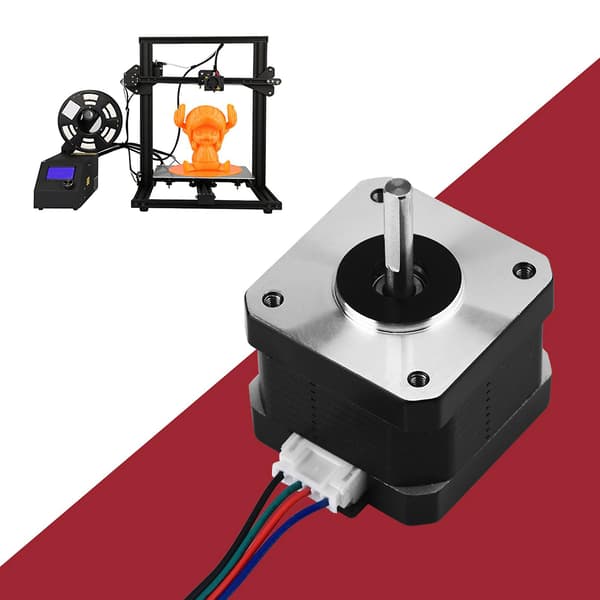 1 stk. 4-leder 12V 1.3A 0.30Nm Stepper Stepping Motor 42 til 3D-printer