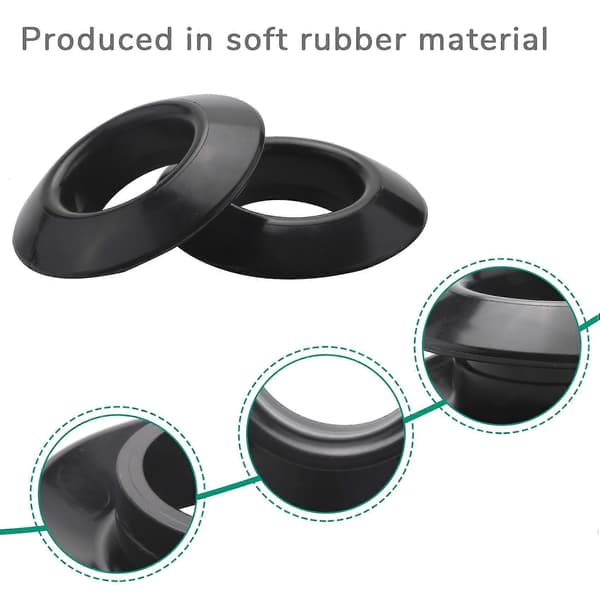 4pcs Universal Kayak Canoe Raft Paddle Drip Rings Splash Guard Ring Paddle Accessory Replacement