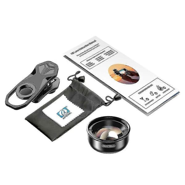APEXEL APL-HB100mm 100mm Universal HD Makroobjektiv til Smartphones 4K