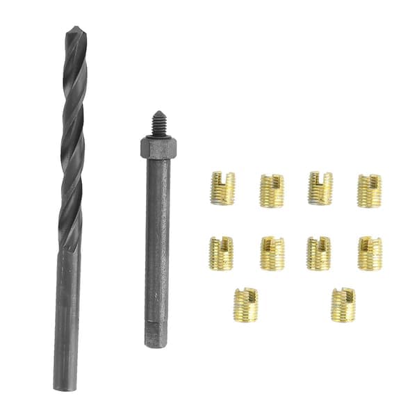 [13]12pcs M4x0.7 Thread Repair Kit Self-Tapping Thread Insert Thread Drill Bit Installation Tool
