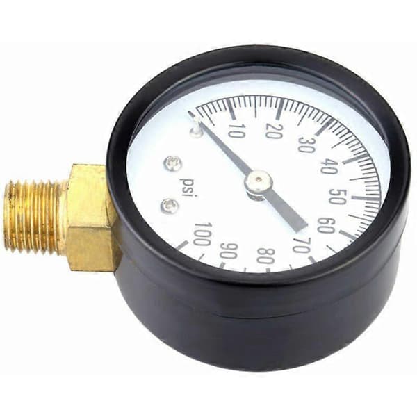 0-100 psi støtsikker elektronisk trykkmåler med 5 cm diameter