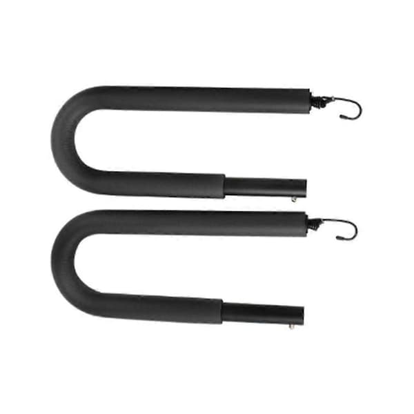 Non-slip Adjustable Angle Motorcycle Surfboard Holder in Aluminum Alloy Black