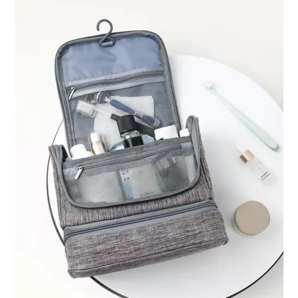 Sminkväska / Necessär / Toalettväska - Makeup Bag grå gray