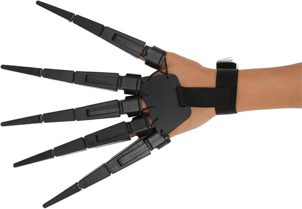 Halloween Ledade Fingerförlängningar, 3D-tryckt Skräckinjagande Skelett