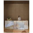 Tapet - Tre-effekt - Beige Brun - 0.45x10M - PVC - Moderne