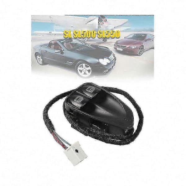 Erstatning for venstre dørvindusbryter for SL Class R230 Black