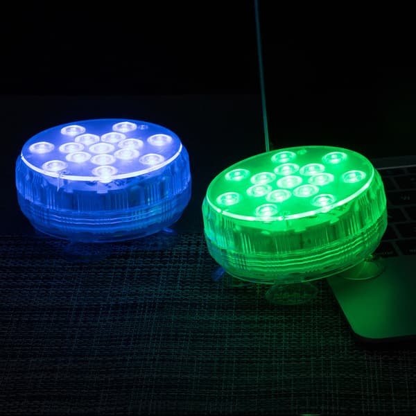 Waterproof RGB LED Lights for Pool 4-pack with Remote Control 384