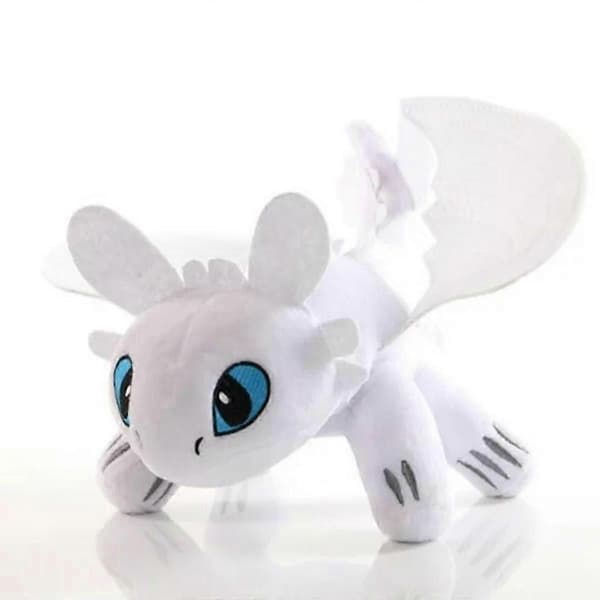 2 kappaletta / setti Hampaaton Light Night Fury pehmolelu lapsille 35 cm