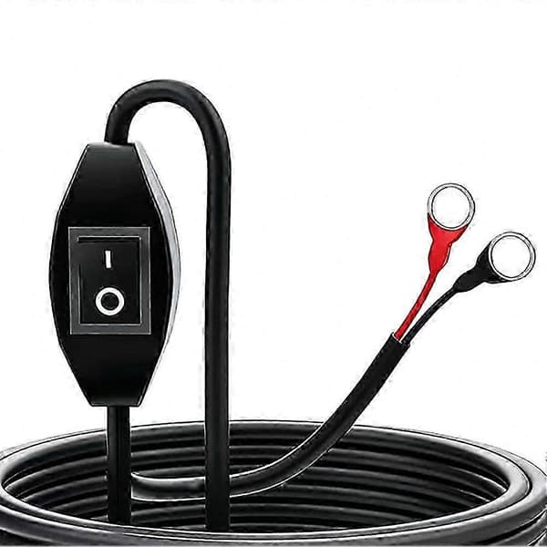 DC-opladerkabel kompatibelt med Starlink Mini, 3M/10FT med afbryder til Van Life og sejlads