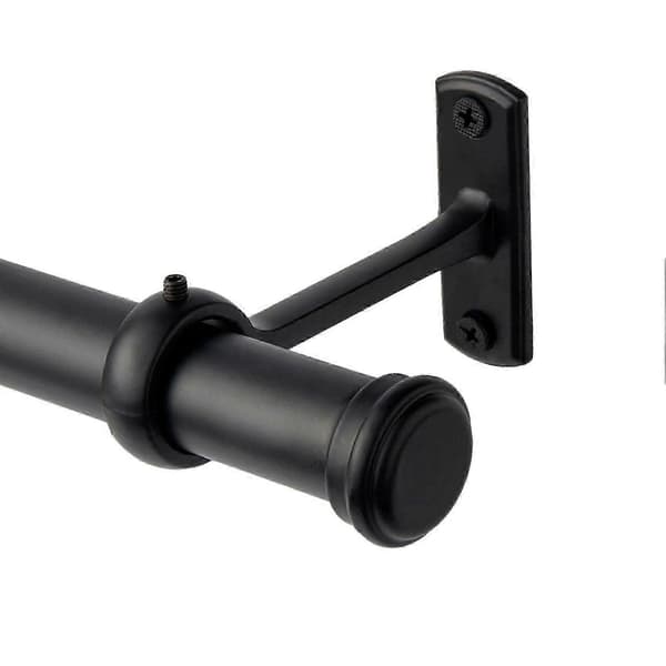 Takmonterte braketter for 1-tommers kraftig gardinstang black