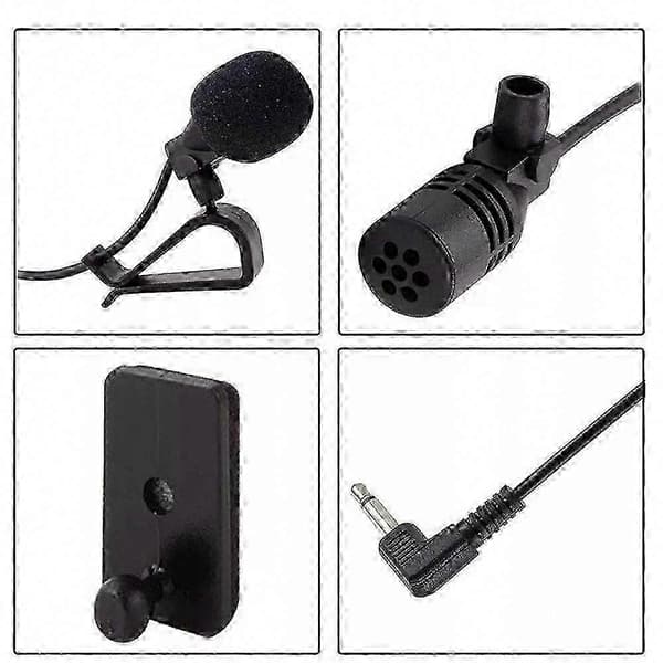 2,5 mm:n liitinmikrofoni minipuhelin PC:lle, autostereolle, Bluetooth-soittimelle