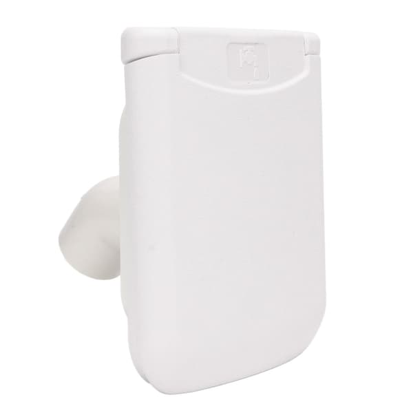 RV Gravity Fresh Water Fill Hatch Inlet with Keys Square White for RVs Caravans Trailers Yachts