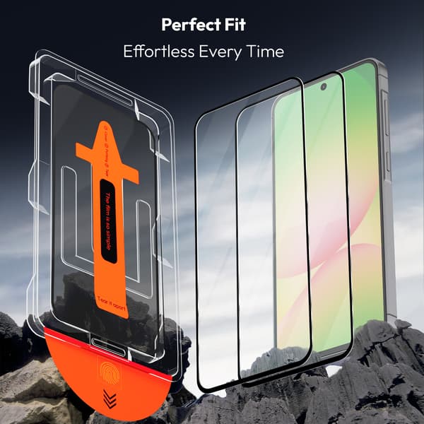 2-Pack Samsung A56 Screen Protector - Tempered Glass | [Automatic Installation] - Bubble-Free Samsung A56