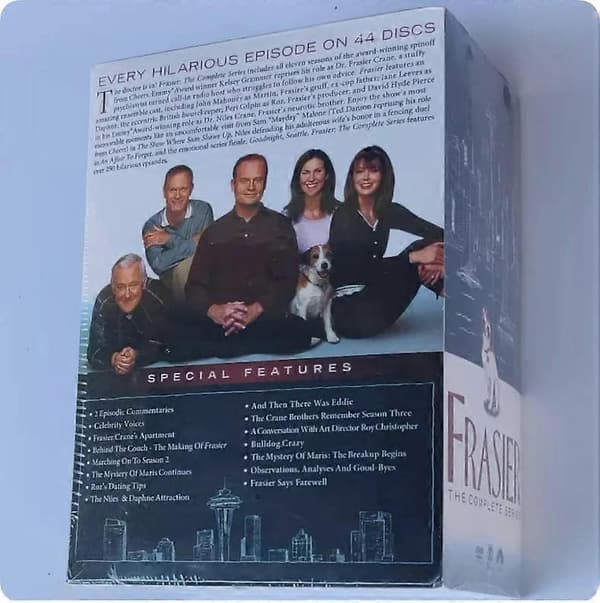 FRASIER - Hele serien Ny sesong 1-11 DVD Boxset 44 plater engelsk versjon