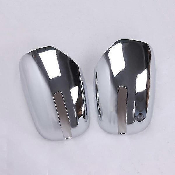 2 stk. Bil ABS Krom Sidespeildeksel for Triton / L200 2015 - 2017 Bilstyling Silver