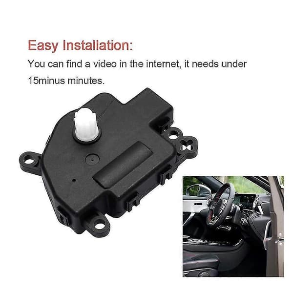 604-251 HVAC Varme Luftspjeld Aktuator for Fiesta 2011 2012 2013 2014 2015 2016 2017 2018 BE8Z19E61 [DB] black