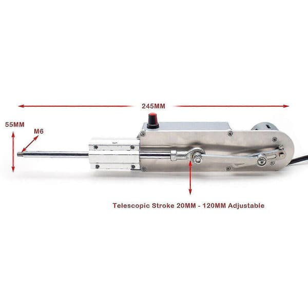 20-120 mm Stroke Adjustable Linear Actuator Motor YUJIA Model