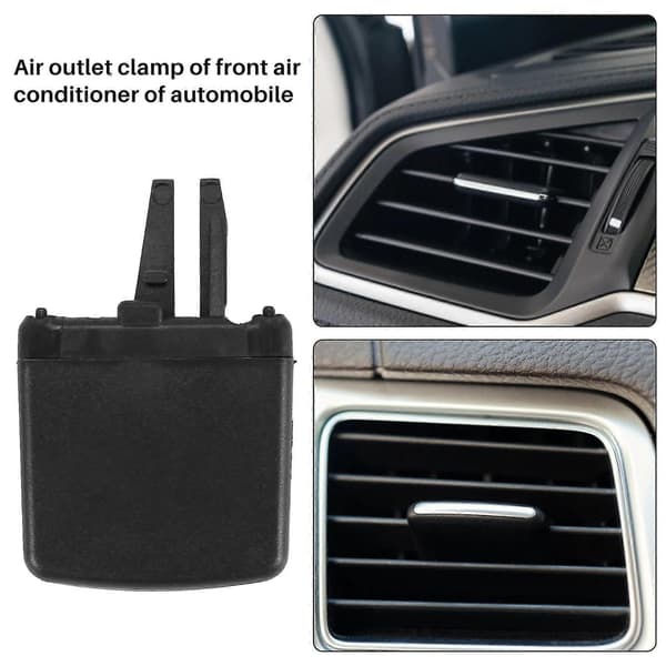 Reparasjonssett for luftventilutløpsklips for bilens front A/C til Land Rover Freelander 2 black