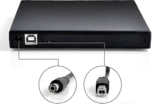 Usb High Speed Ekstern Cd Dvd Drev 4k 3d Blu Ray Afspiller Brænder Bærbar Bd/cd/dvd Brænder Driver Til Mac, Win 10, 8, 7, Xp, Vista, Laptop, Pc, Sort