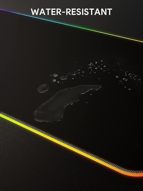Musematte Xxl Gaming Musematte Rgb, 900x400x4 Mm Stor Med 11 Lysmoduser