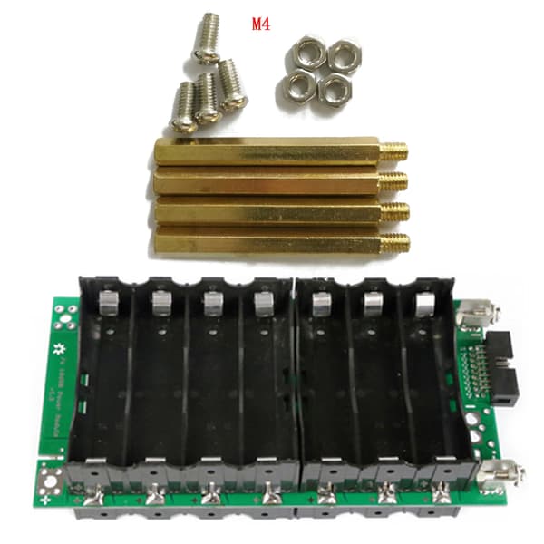 Litium 18650 -akkupidike BMS PCB DIY Ebike aurinkoakku 7S-akkukotelo