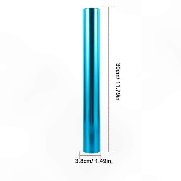 3-pak holdbare metalstafetter til atletikbegivenheder Blue 30X3.8cm