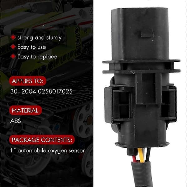 0258017025 LSU 4.9 Lambda Bredband O2 Syresensor 30-4110 Luft-Bränsleförhållande Sensor Ersätter för AEM Black