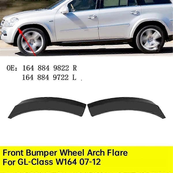 Passer til Mercedes Gl-Klasse W164 07-12 Frontfanger Hjulbueutvidelse Par-JK