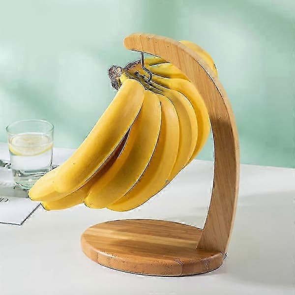Fruktställ Bananställ Bambu Kök Fruktförvaringsställ Organiseringsställ Vardagsrumsställ Bärbart 26s