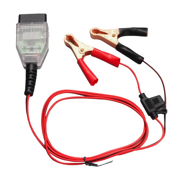 Memory Saver Connector OBD Battery Leakage Detection Car Diagnostic Tool with 2 Clips