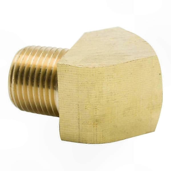 Messing 1/8\" NPT hann til hunn 45° gatealbuekobling, 2-pakning Brass