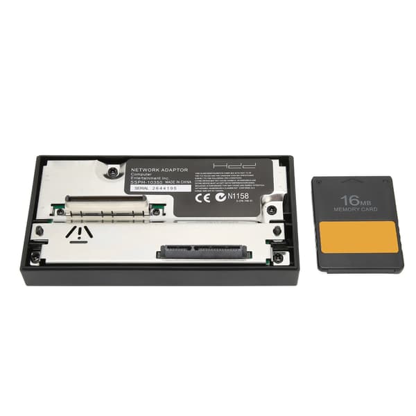 För PS2 Nätverksadapter Set SATA-gränssnitt HDD-adapter och FMCB Version 1.966 Minneskort 16 MB Free McBoot