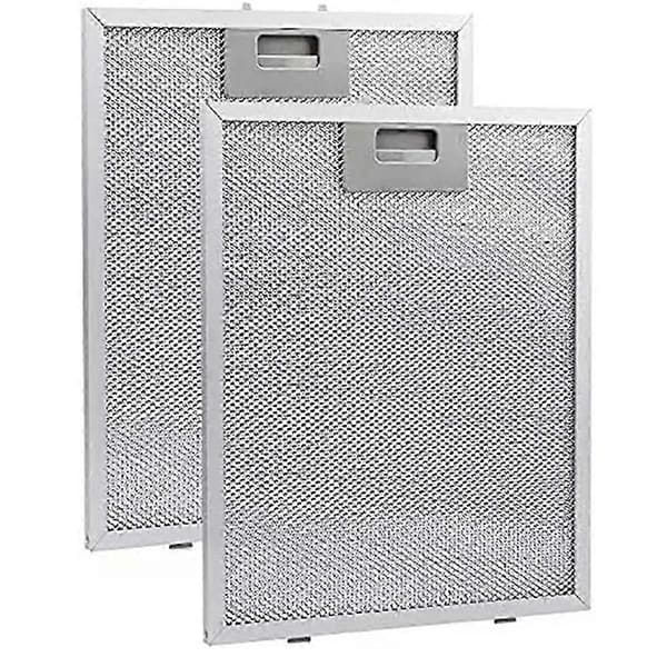 2PCS 320X260mm Metallnät Köksfläktfilter, Oljefilter för Köksfläktar As Shown