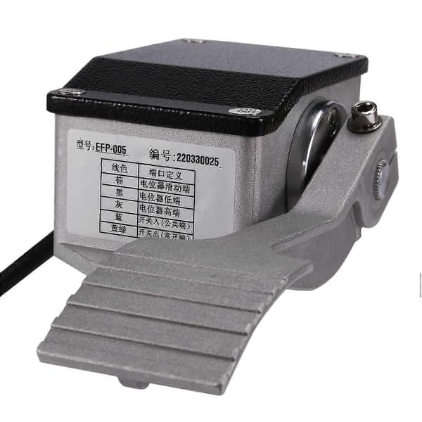 Gaffeltruck Gaspedal -005 0-5K Elektrisk Accelerator til Curtis Gaspedal black  silver