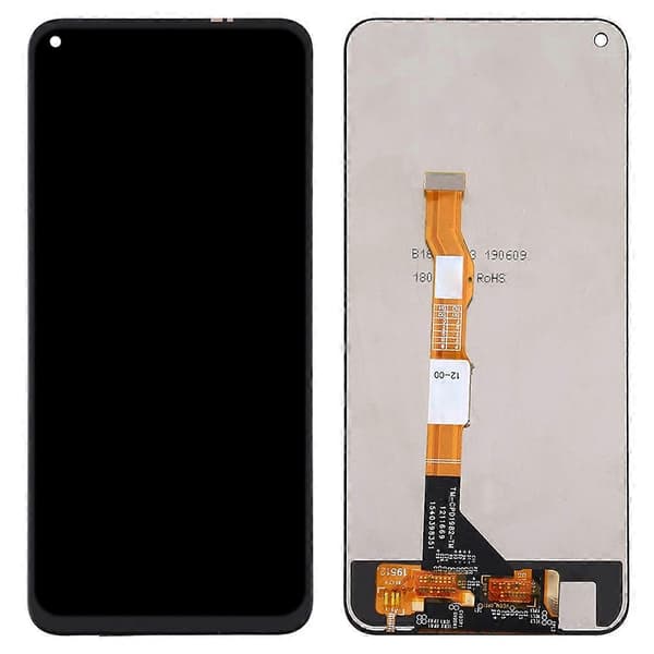 (Ny) TFT LCD-skærm til Vivo Y50 med Digitizer Fuld Montering (Sort) Black