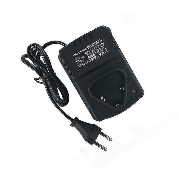 Elektrisk drillader 12v litiumbatterilader EU-plugg