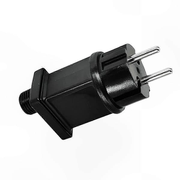 LED-strømforsyning 3,6W-adapter IP44 vanntett transformator for julelampe EU-plugg 3,5V Black