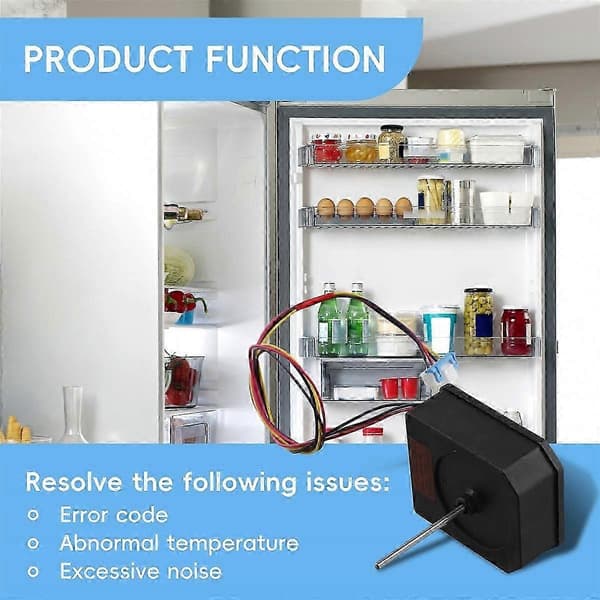 Til køleskab foldelåge fryser DC blæsermotor RDD056X22 EAU63103002 dele Black